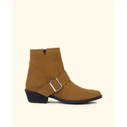 Women Boots with Suede Upper