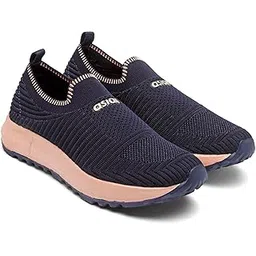 Women BREEZE-04 Casual wear Walking and Running Shoes Without Laces for Women & Girls with Upper Fabric | Lightweight & Comfortable