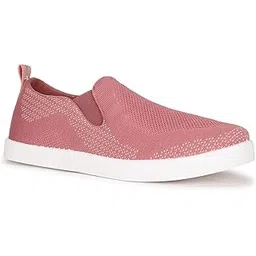 Women CARA Knit Red Casual Shoes (5515655) 4, UK