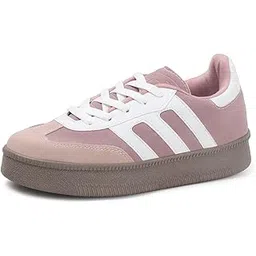 Women Casual Color Blocked Retro Sneakers I Cushioned Insole I Comfortable I Lightweight and Stylish Shoes for Girls