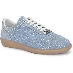 Women Casual Sneakers Stylish Comfortable Lace-Up Shoes with Soft Insole & Durable Sole, Walking & Outings