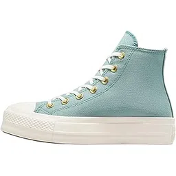 Women Chuck Taylor All Star Lift Platform Gold High Top Sneaker