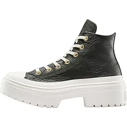 Women Chuck Taylor All Star Lugged Heel Platform Gold High Top Sneaker