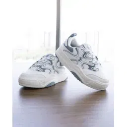 Women Colourblock Lace-Up Casual Shoes 