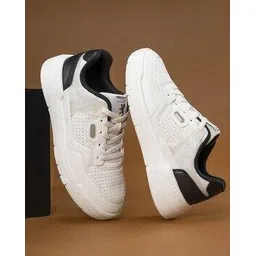 Women Colourblock Lace-Up Casual Shoes 