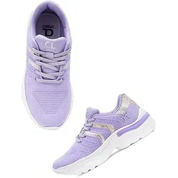 Women Comfortable Laceup Snakeer with Heels, for for Casual, Walking & Daily Use