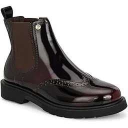 Women Faux Leather Casual Chelsea Boots EPW4401_P