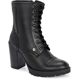 Women Faux Leather Casual Lace Up Boots EPW8002_P