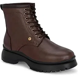 Women Faux Leather Casual Lace Up Boots EPW9501_P