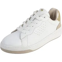 Women Faux Leather Fashion Sneaker Shoes