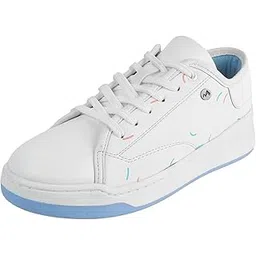 Women Faux Leather Fashion Sneaker Shoes