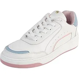 Women Faux Leather Fashion Sneaker Shoes