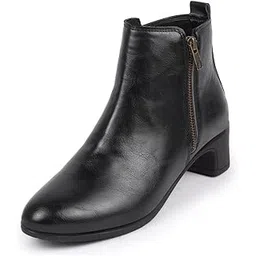 Women Flared Heel Boots