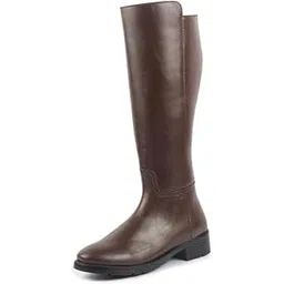 Women Flared Heel Boots