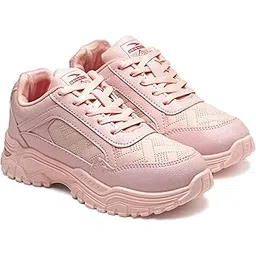 Women FLORA-05 Casual wear Running Shoes with Laces for Ladies, Lightweight and Comfortable Shoes Gym and Sports Shoes for Women & Girls with Stylish and Trendy Design