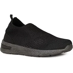 Women Glide Joy Sneakers, Black, (5596566)