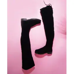 Women Knee-Length Heeled Boots