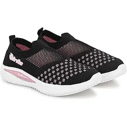 Women Knitting Upper Women PVC Casual Shoes for Women Walking Shoes