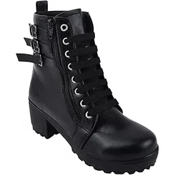 Women Lace-Up Boots
