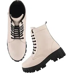 Women Lace-Up Boots