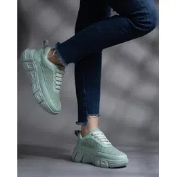 Women Lace-Up Casual Shoes 