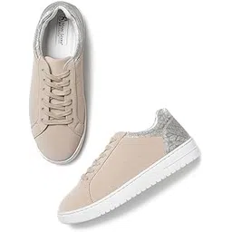 Women Lace Up Embellished Sneaker Shoes for Smart Casual & Daily Use