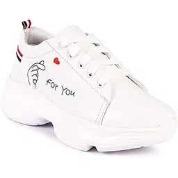 Women Lace-Up Printed Sneaker