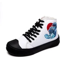 Women Lace Up Sneaker Shoes