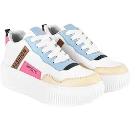 Women Lace Up Sneaker Shoes