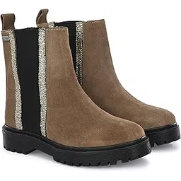 Women Leather Chelsea Ankle Boots