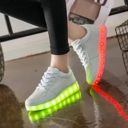 WOMEN LED SHOES WITH USB RECHARGING CABLE Sneakers For Women