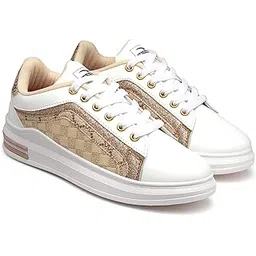 Women LUNA-01 Running and Casual wear Running Shoes with Laces, Lightweight and Comfortable Shoes Gym and Sports Shoes for Women & Girls with Stylish Design