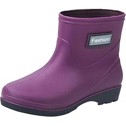 Women Mid Calf Rain Boots Soft Outdoor Work Boots for Kitchen Camping Hiking 38|Clothing Shoes & Accessories | Womens Shoes | Boots
