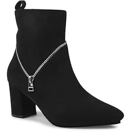 Women Mid-Top Block Heel Boots