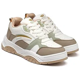 Women NANCY-01 Sneakers and Casual wear Shoes with Laces, Lightweight and Comfortable Shoes for Parties, as Well as Gym and Sports for Women & Girls with Stylish Design