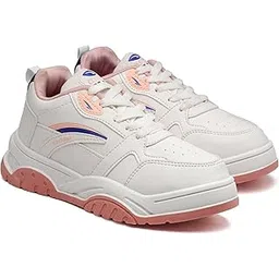 Women NANCY-01 Sneakers and Casual wear Shoes with Laces, Lightweight and Comfortable Shoes for Parties, as Well as Gym and Sports for Women & Girls with Stylish Design