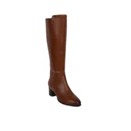 Women Perforated Knee-Length Boots