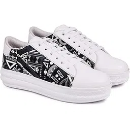 Women Printed Casual Sneakers Shoes