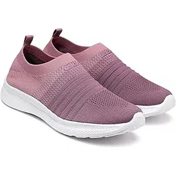 Women Pull On Running Shoes