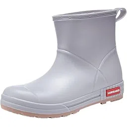 Women Rain Boots Waterproof Anti Slip Rainboots For Outdoor Hiking Traveling 245Cmx17Cm Gray | Womens Shoes | Boots