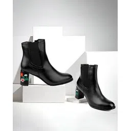 Women Round-Toe Ankle-Length Boots