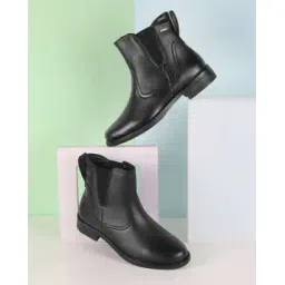 Women Round-Toe Ankle-Length Boots