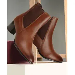 Women Round-Toe Mid-Calf Boots