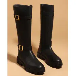 Women Round-Toe Mid-Calf Boots