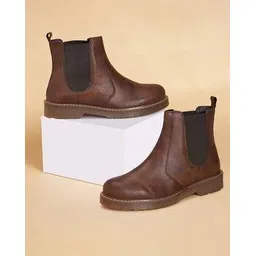 Women Slip-On Ankle-Length Boots