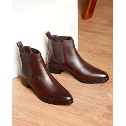 Women Slip-On Ankle-Length Boots