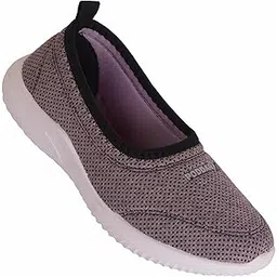 Women Slip On Shoes Brown Breathable Mesh Lightweight Comfort Casual Walking Daily Use Soft Sole Cushioned Loafer Sneakers Stylish Flats for Girls Office Durable Easy Wear Footwear