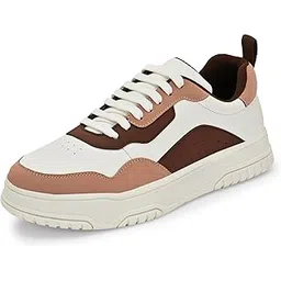 Women Sneaker | Cushioned Insole for Comfort | Stylish Lace-Up Design | Perfect for Casual Outfit for Girls (9253)