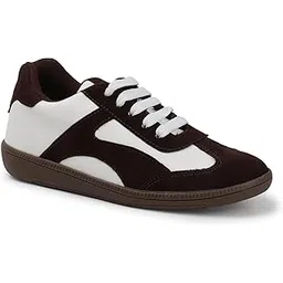 Women Sneaker | Cushioned Insole for Comfort | Stylish Lace-Up Design | Perfect for Casual Outfit for Girls