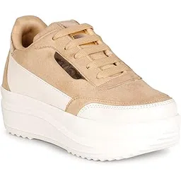 Women Stylish Casual Lace Up Sneaker Shoes